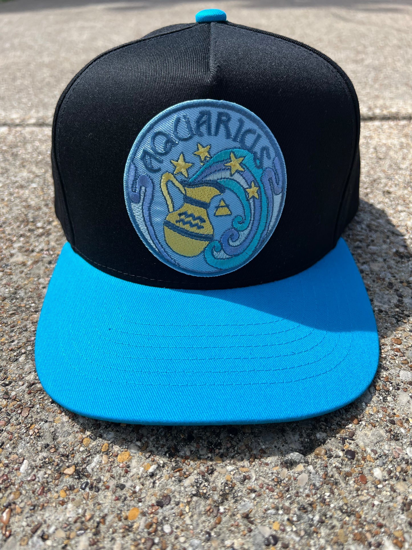 Aquarius snapback hat